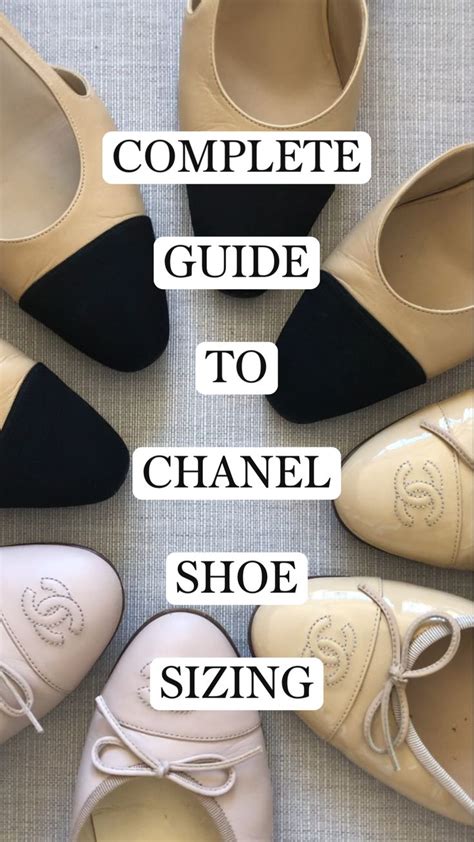 vintage chanel shoe sizing|chanel flats size chart.